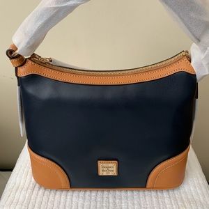 Dooney & Bourke Wexford Leather Hobo, midnight blue.